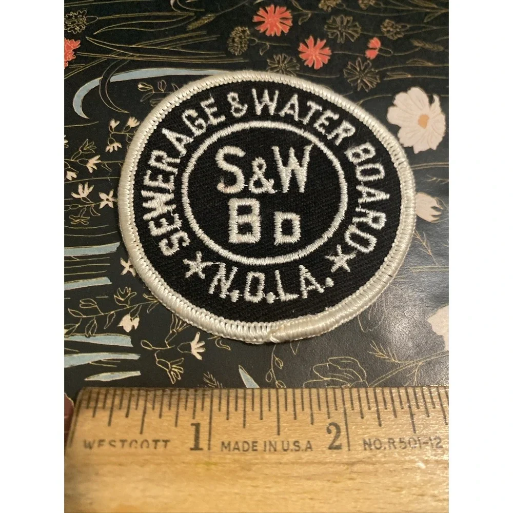 Vintage Sewerage & Water Board NOLA Service Cloth Patch